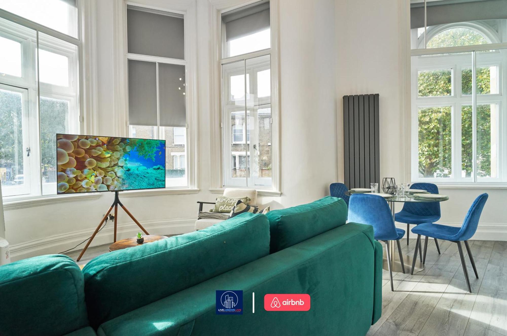 Last-Minute Specials L Sleeps Up To 4 Guests L One-Bedroom Apartment With King Bed And High Ceilings Near Camden By Live London Short Lets & Serviced Accommodation Londres Exterior foto