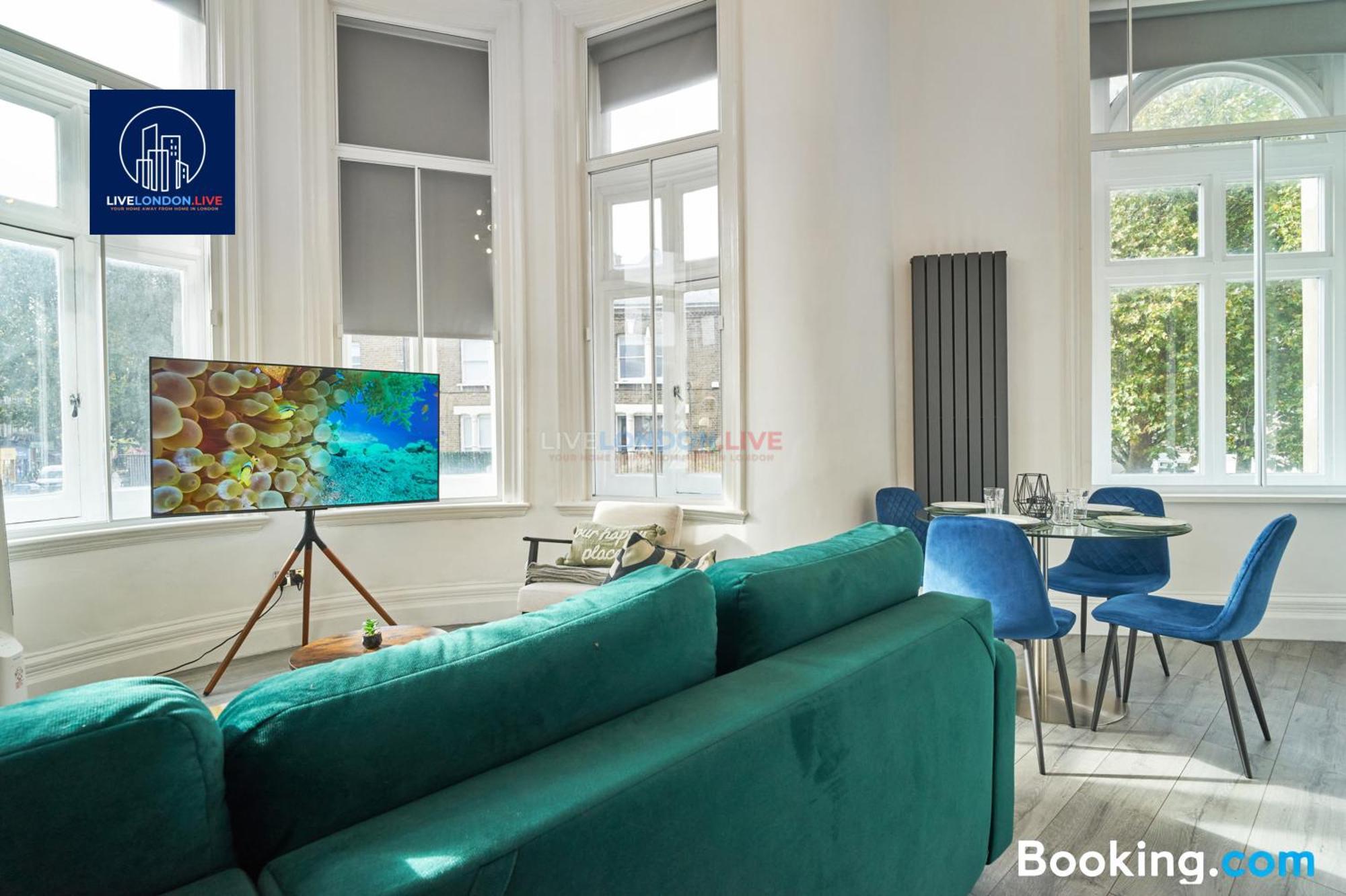 Last-Minute Specials L Sleeps Up To 4 Guests L One-Bedroom Apartment With King Bed And High Ceilings Near Camden By Live London Short Lets & Serviced Accommodation Londres Exterior foto