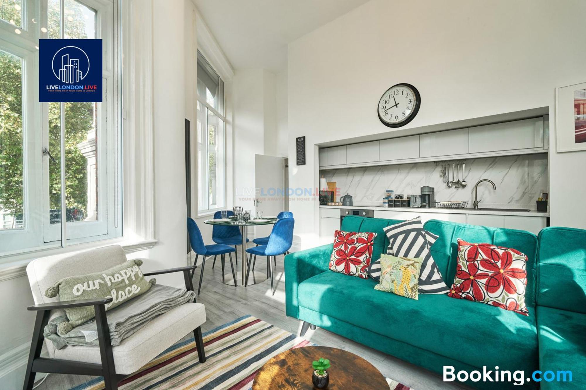 Last-Minute Specials L Sleeps Up To 4 Guests L One-Bedroom Apartment With King Bed And High Ceilings Near Camden By Live London Short Lets & Serviced Accommodation Londres Exterior foto